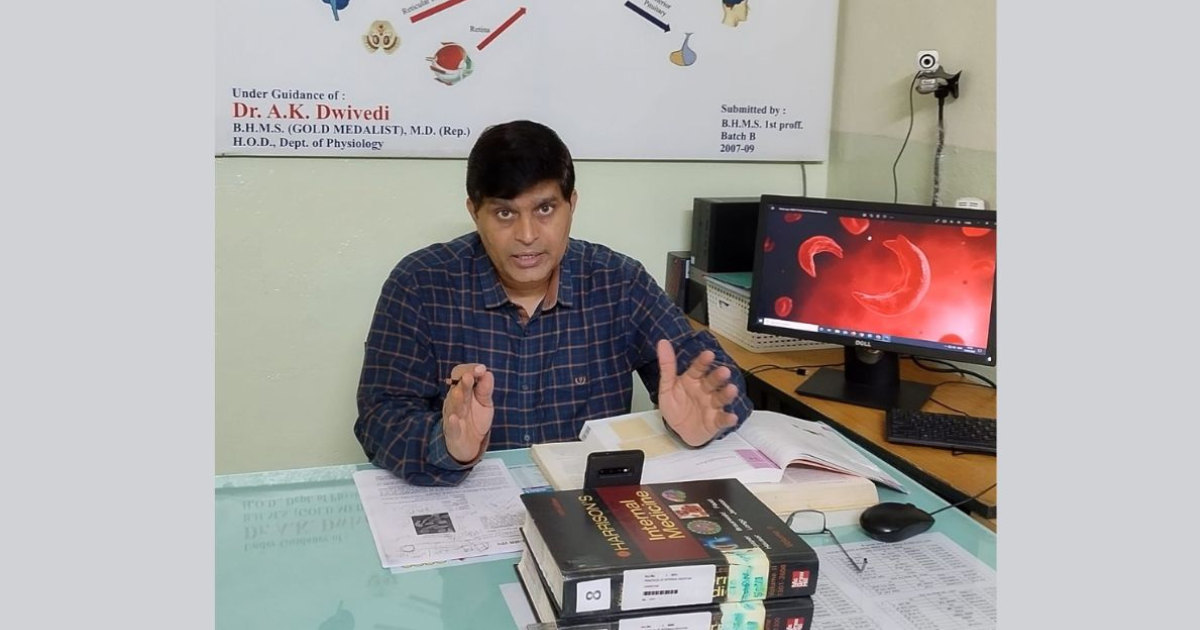 Homeopathic Medicine is helpful in reducing the problems of Sickle Cell Patients – Dr Ak Dwivedi
